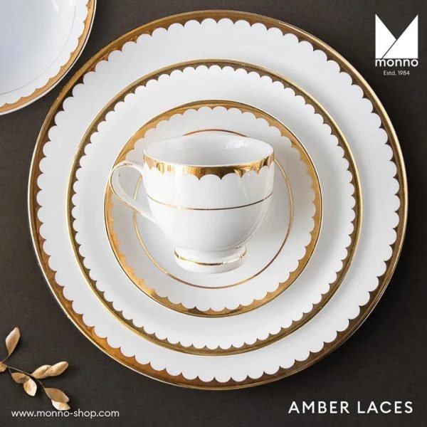 Monno Amber Laces Porcelain Dinner Set