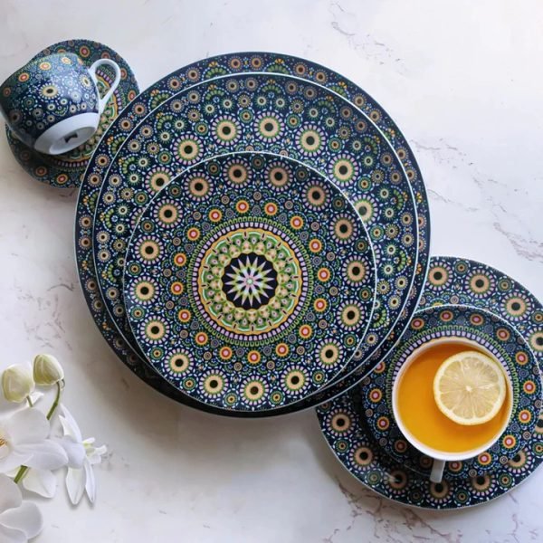 Monno Ethnic Floral Porcelain Tableware