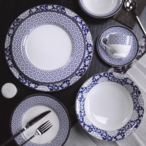 Monno Indigo Porcelain Dinner Set