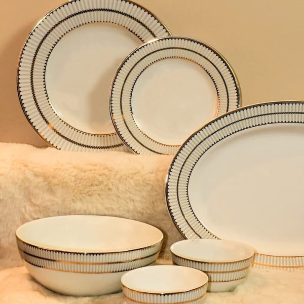 Monno Monarchy Grey Porcelain Tableware